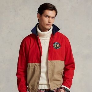 Polo Ralph Lauren Bayport Color-Blocked Poplin Jacket, Sz M